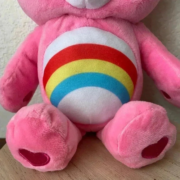 🆕Care Bears Pink Cheer Bear Soft Plushie 12”🆕 - Picture 4 of 8